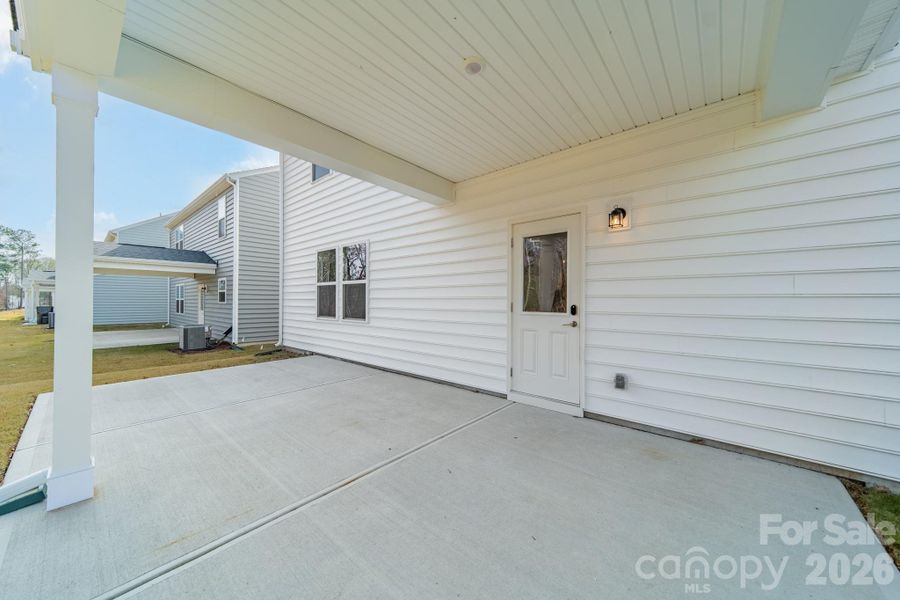Rear Covered Porch