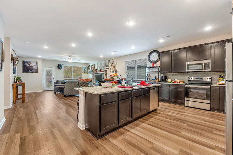Kitchen view from entrance