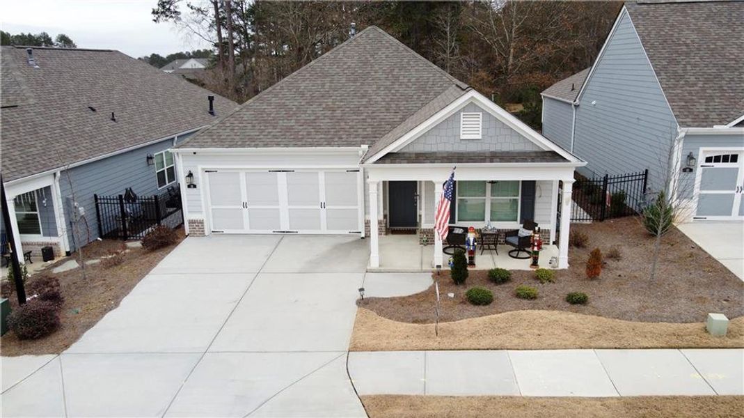 Front exterior of a new home in , Hiram, GA, highlighting curb appeal (Image 2). Front exterior of a new home in , Hiram, GA, highlighting curb appeal (Image 2).