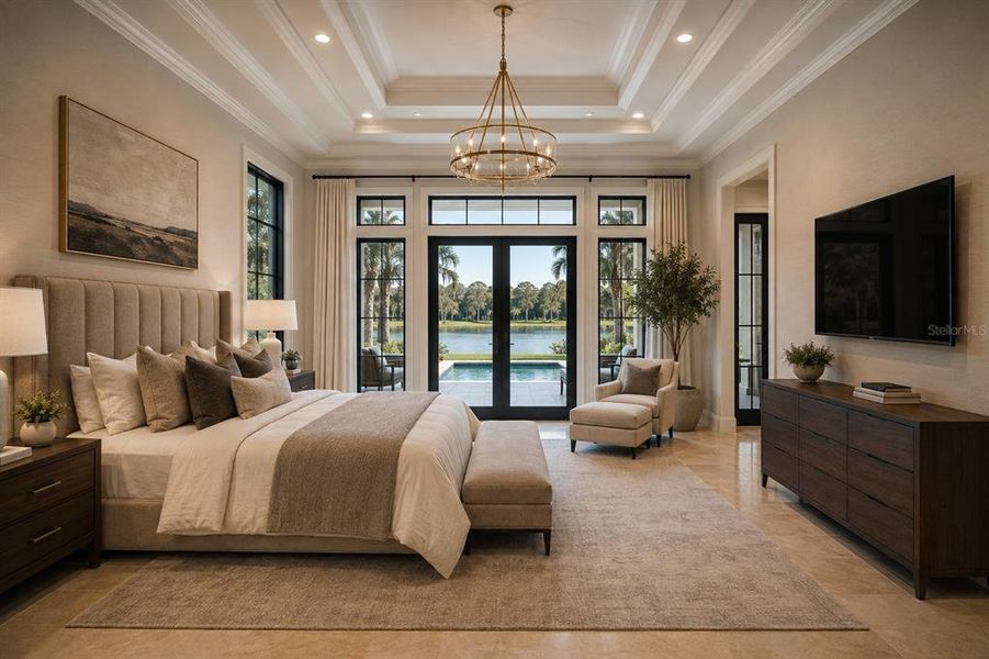 Furnished interior view inside a new home in , Odessa (Image 17).