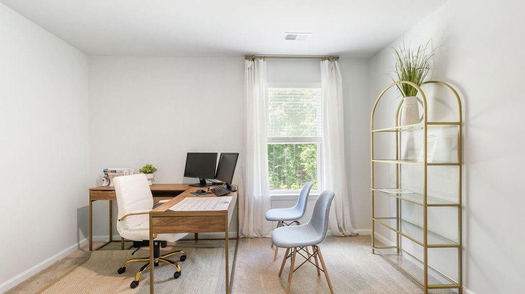 Furnished interior view inside a new home in Hillcrest, Ravenel (Image 17). Furnished interior view inside a new home in Hillcrest, Ravenel (Image 17).