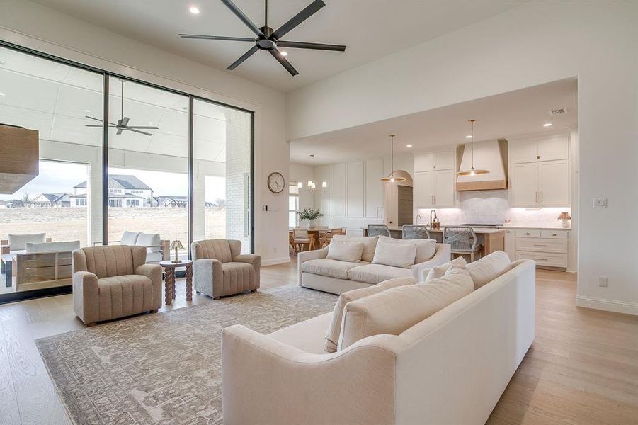 Furnished interior view inside a new home in , Fort Worth (Image 19).