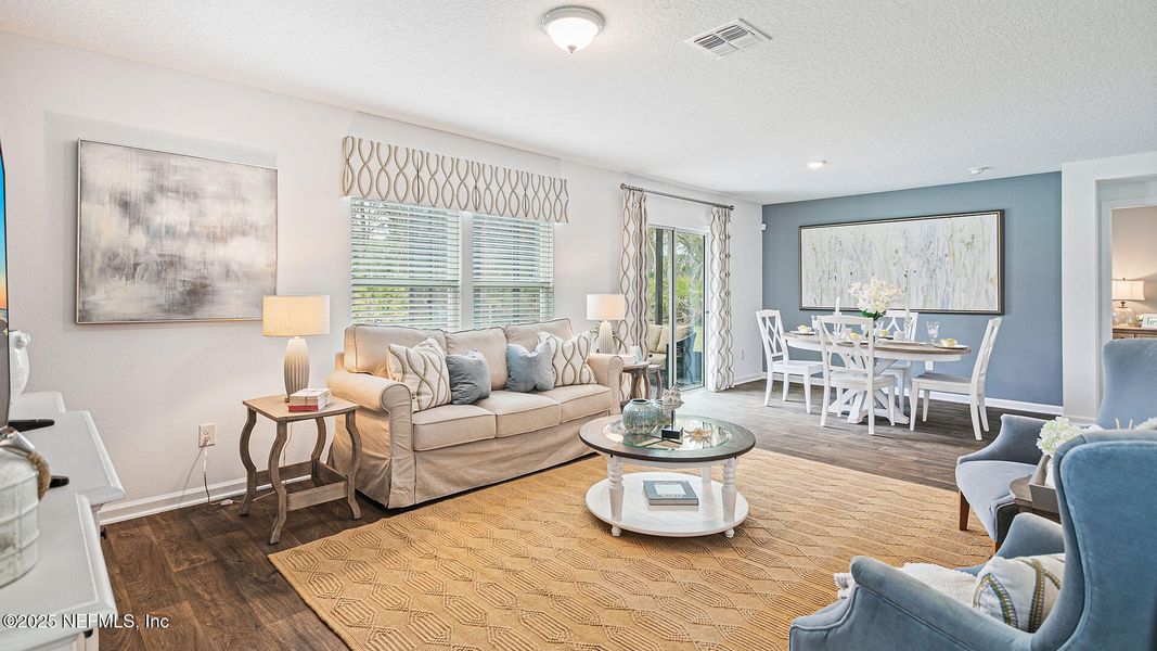 Furnished interior view inside a new home in , Palm Coast (Image 18). Furnished interior view inside a new home in , Palm Coast (Image 18).