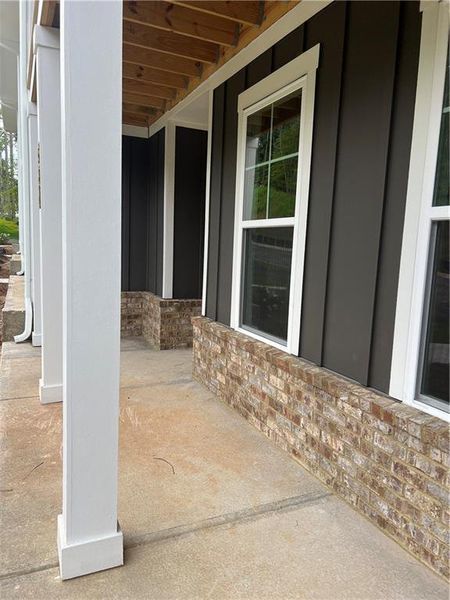 Front exterior of a new home in The Park at Gainesville Township, Gainesville, GA, highlighting curb appeal (Image 32). Front exterior of a new home in The Park at Gainesville Township, Gainesville, GA, highlighting curb appeal (Image 32).