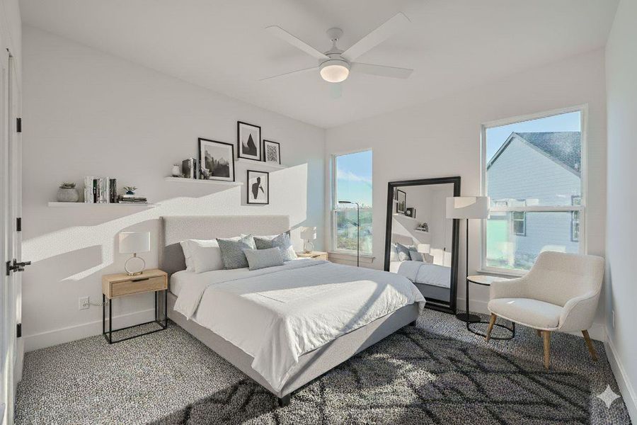 Furnished interior view inside a new home in Chester Ranch Place, Round Rock (Image 9).