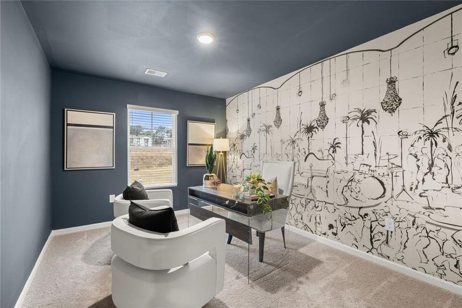 Furnished interior view inside a new home in Reeves Park, Stockbridge (Image 35).