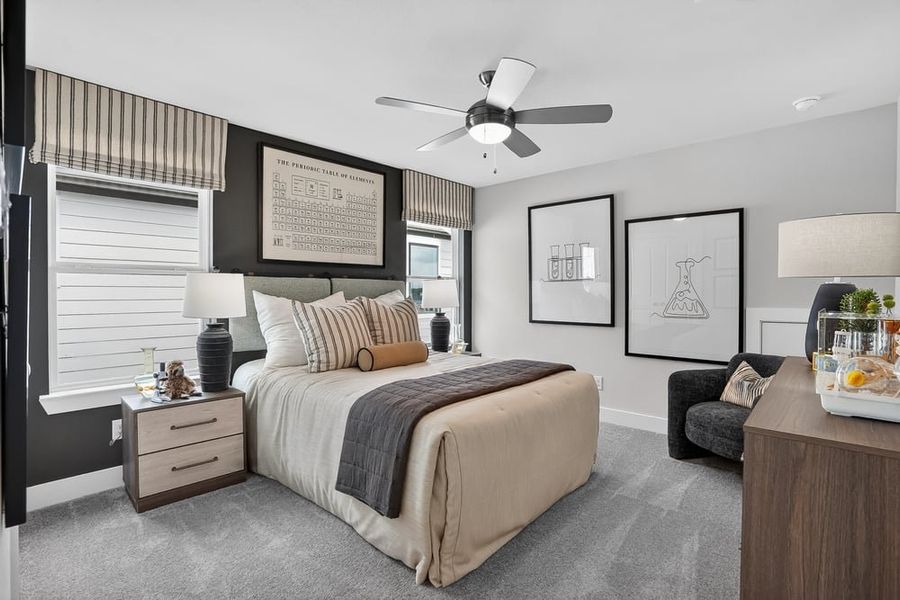 Representative furnished interior of a home built from the Paige by Taylor Morrison in Ryehill, Rosenberg (Image 37).