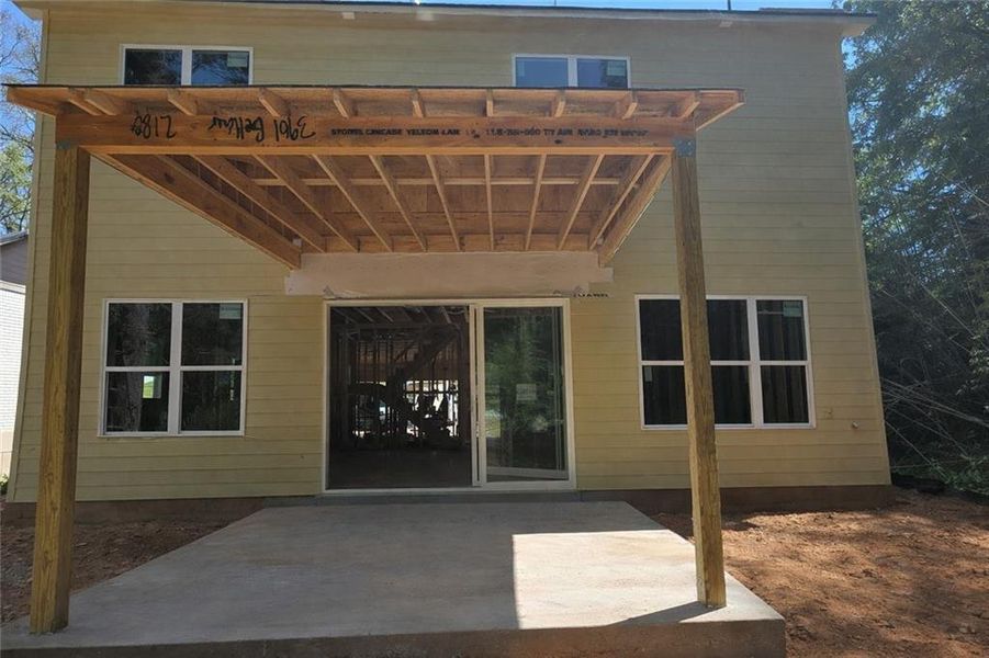 In-progress construction of a new home in , Marietta, GA (Image 51).