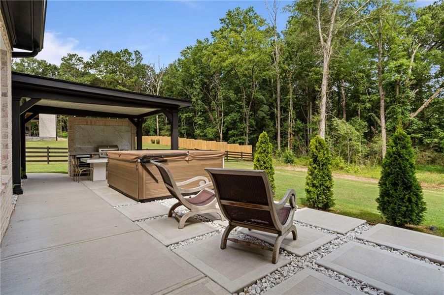 Front exterior of a new home in , Lawrenceville, GA, highlighting curb appeal (Image 2).