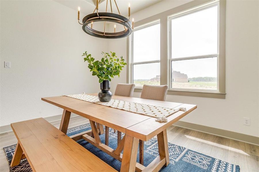 Furnished interior view inside a new home in , Waxahachie (Image 19).