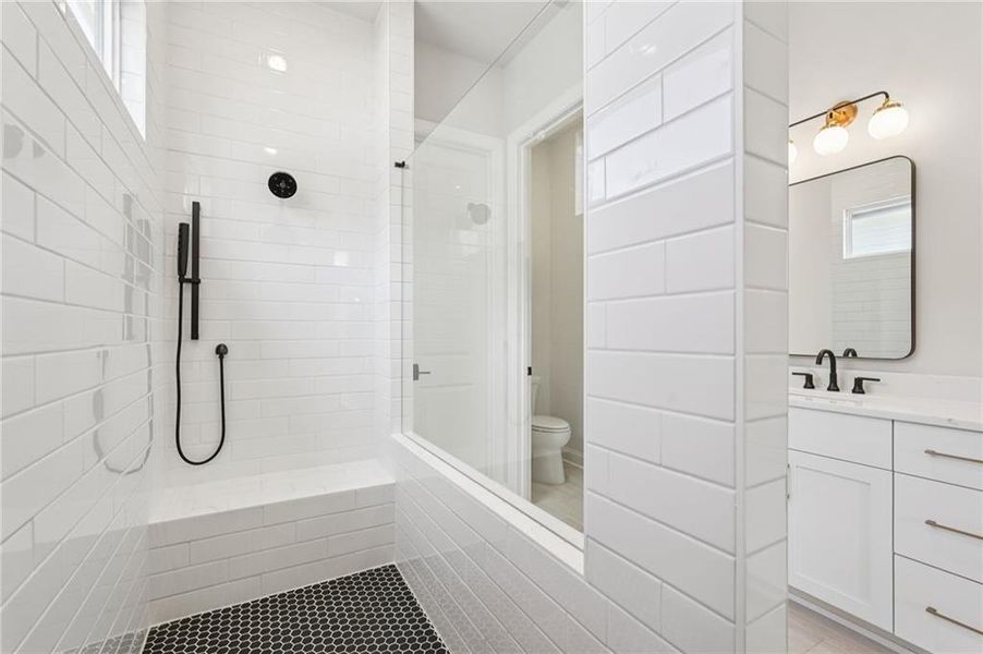 Furnished interior view inside a new home in Promenade at Sawnee Village, Cumming (Image 15).