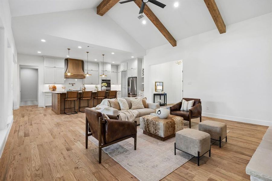 Furnished interior view inside a new home in RangeWood, Weatherford (Image 10). Furnished interior view inside a new home in RangeWood, Weatherford (Image 10).