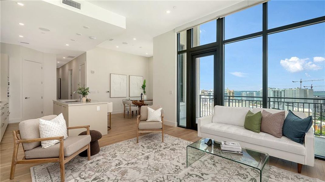 Furnished interior view inside a new home in , Sarasota (Image 11). Furnished interior view inside a new home in , Sarasota (Image 11).