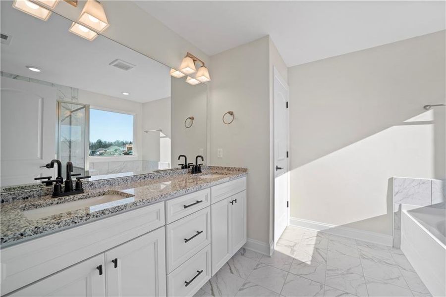 Furnished interior view inside a new home in Arbor West, Dawsonville (Image 9).