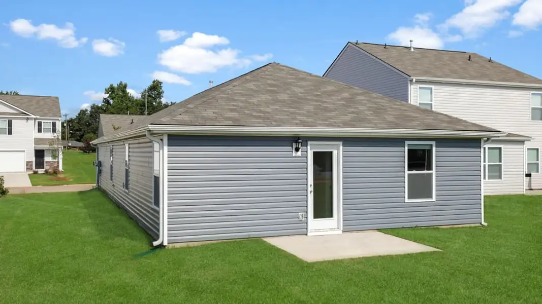 Exterior details and patio area of a home in Varner Station, Woodruff (Image 20).