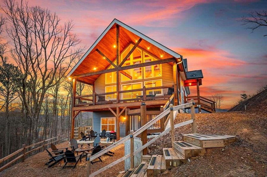 In-progress construction of a new home in , Talking Rock, GA (Image 60).