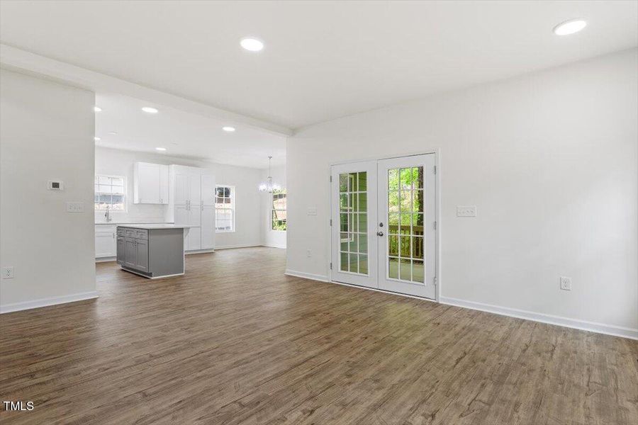 Family room Kitchen View