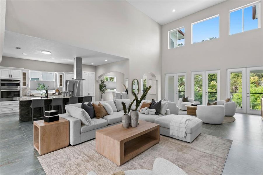 Furnished interior view inside a new home in , Dunedin (Image 12).