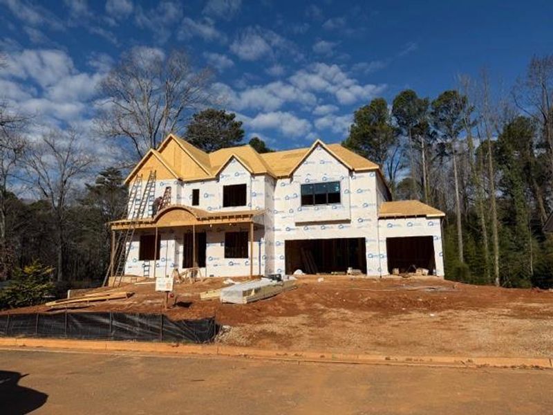 In-progress construction of a new home in , Atlanta, GA (Image 23).