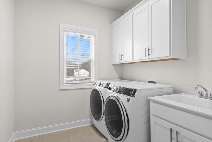 Representative furnished interior of a home built from the The Cantrell by The Providence Group in Aberdeen, Hoschton (Image 13).