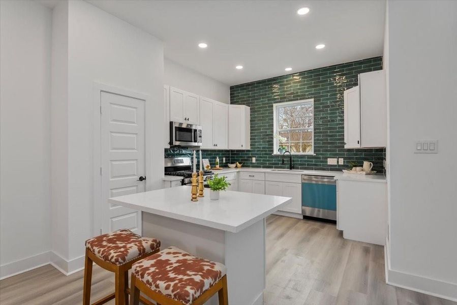 Furnished interior view inside a new home in , Houston (Image 14).