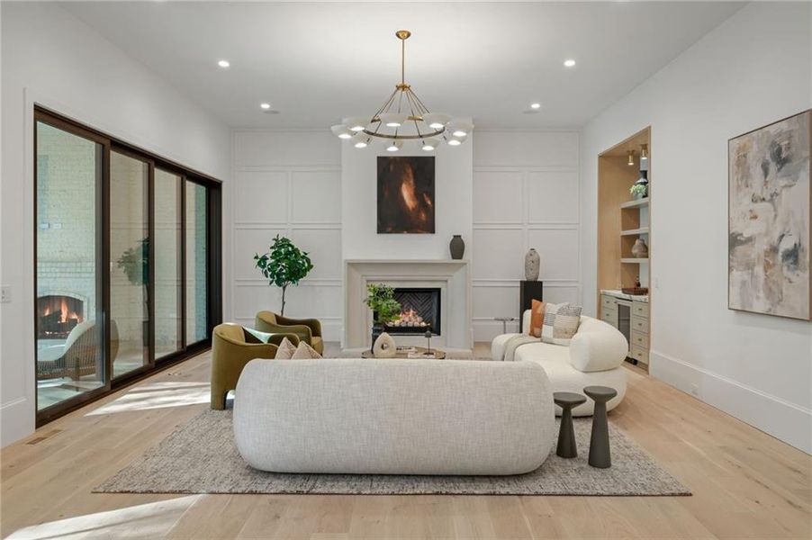 Furnished interior view inside a new home in , Atlanta (Image 10). Furnished interior view inside a new home in , Atlanta (Image 10).