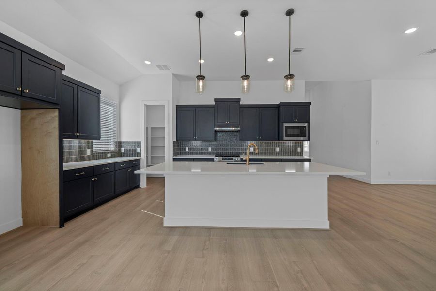Furnished interior view inside a new home in Artavia, Conroe (Image 8).