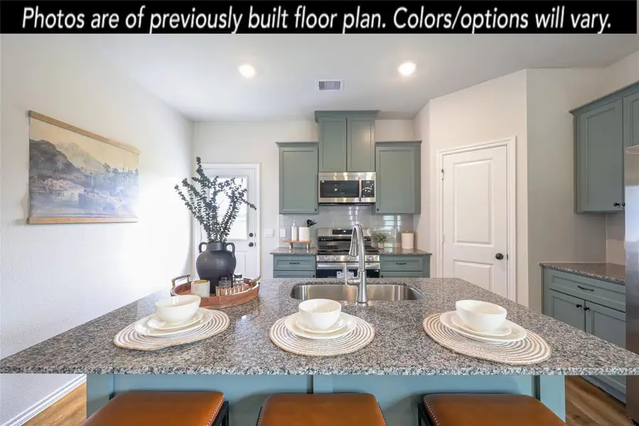 Furnished interior view inside a new home in The Enclave at Spring Branch, Montgomery (Image 11).