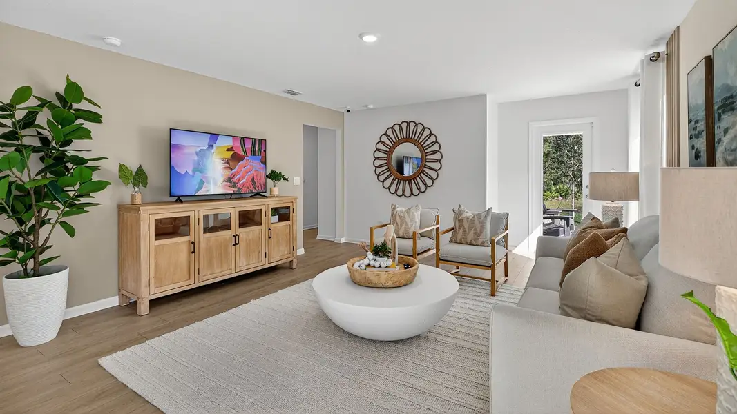 Representative furnished interior of a home built from the HARPER by D.R. Horton in Grand Reserve, Bunnell (Image 13). Representative furnished interior of a home built from the HARPER by D.R. Horton in Grand Reserve, Bunnell (Image 13).