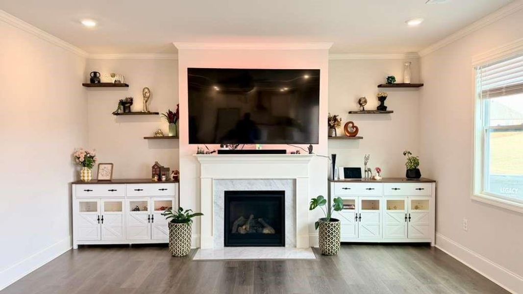 Furnished interior view inside a new home in , Cumming (Image 8).