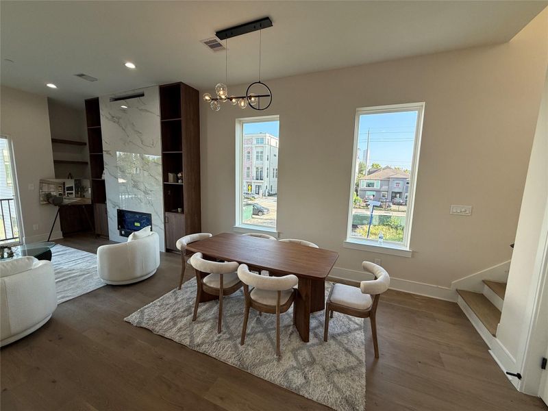 Furnished interior view inside a new home in , Houston (Image 17).