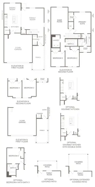 2D floor plan layout for the Carson by Milestone Community Builders in Saddle Ridge at Wildhorse Ranch, Austin, TX (Image 3). 2D floor plan layout for the Carson by Milestone Community Builders in Saddle Ridge at Wildhorse Ranch, Austin, TX (Image 3).