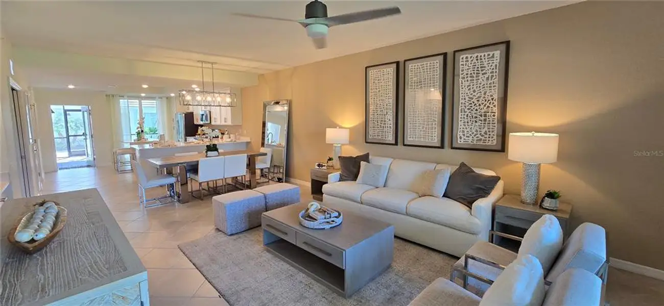 Furnished interior view inside a new home in , Venice (Image 9). Furnished interior view inside a new home in , Venice (Image 9).