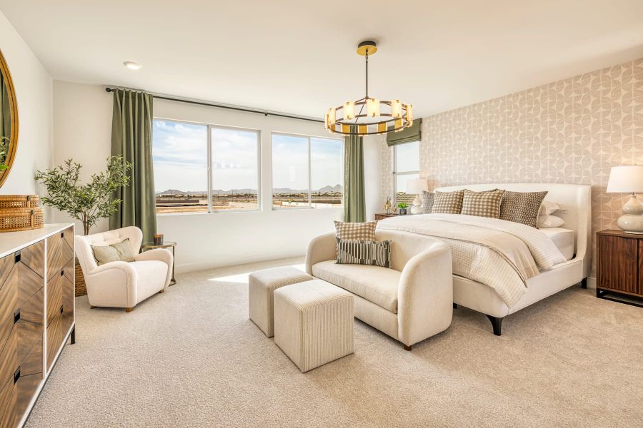 Representative furnished interior of a home built from the Ventana Plan 4507 by Tri Pointe Homes in Soleo, San Tan Valley (Image 12).