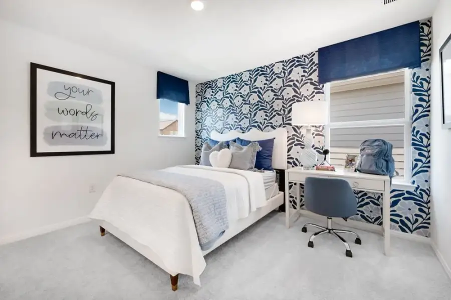 Furnished interior view inside a new home in Stonewall Ranch, Liberty Hill (Image 15).