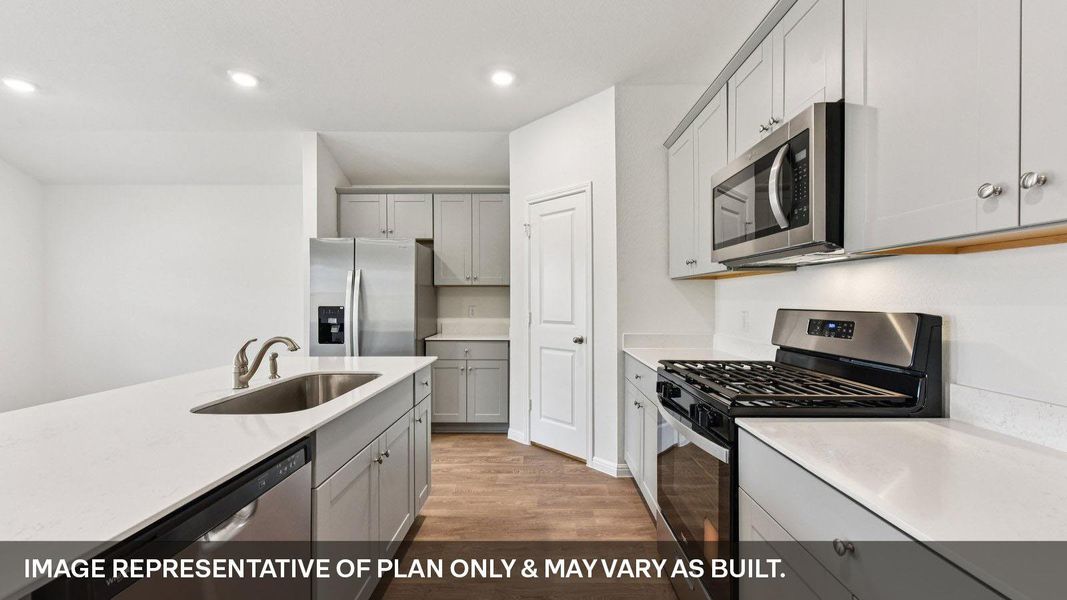 Furnished interior view inside a new home in Southgrove, Kyle (Image 8).