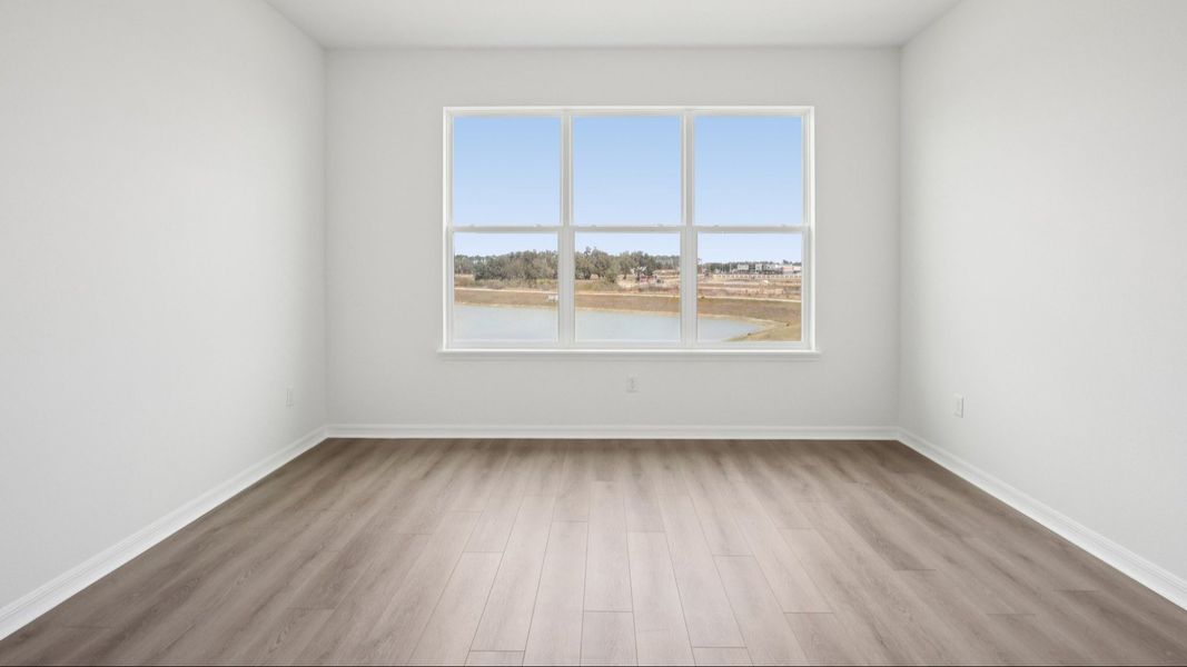 Furnished interior view inside a new home in Isla Mirada, San Antonio (Image 29).