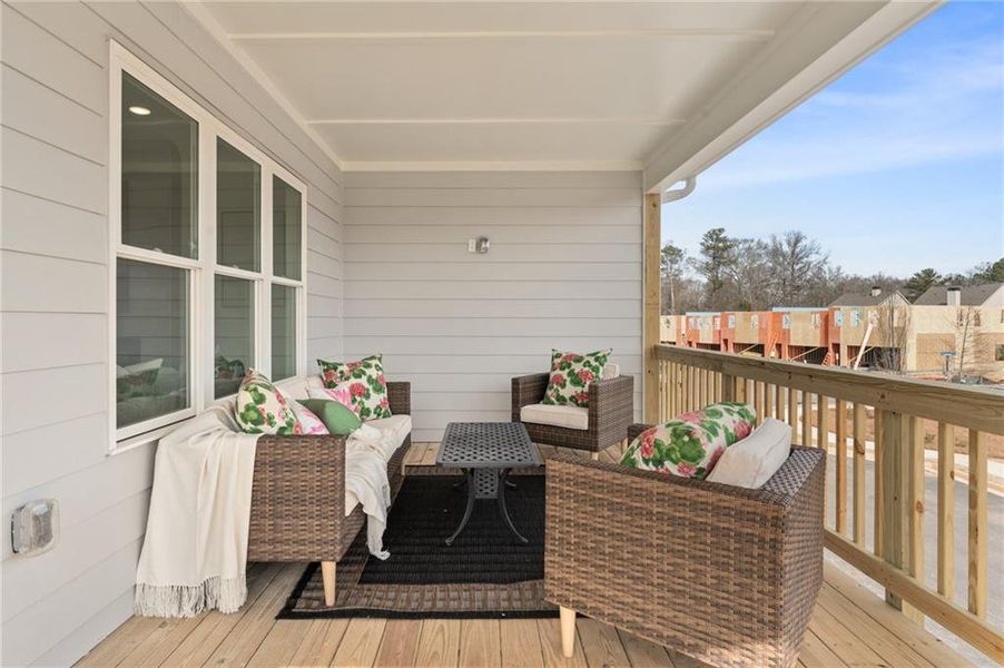 Exterior details and patio area of a home in Wilkins Walk, Mableton (Image 23).