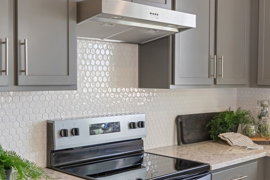 Tile backsplash