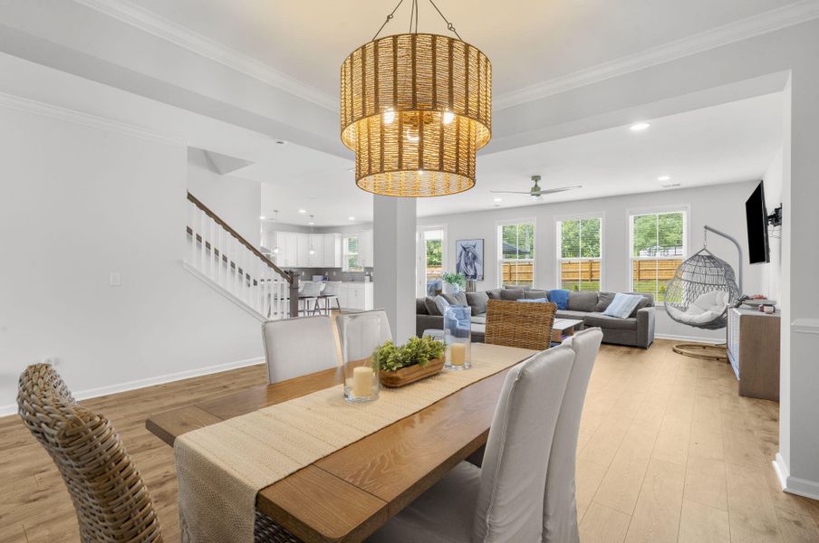 Furnished interior view inside a new home in High Point at Foxbank, Moncks Corner (Image 9).