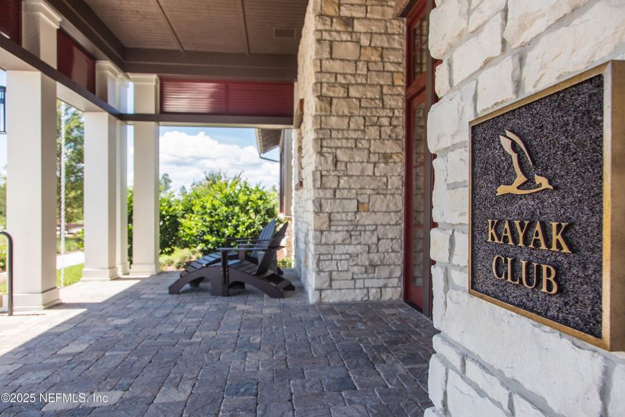 Exterior details and patio area of a home in Shearwater, St. Augustine (Image 3).