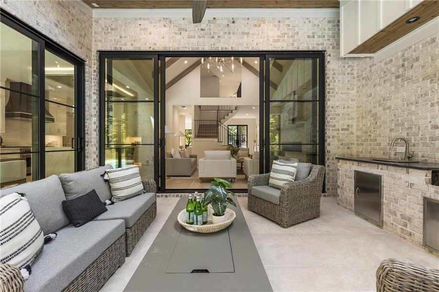 Furnished interior view inside a new home in , Atlanta (Image 41). Furnished interior view inside a new home in , Atlanta (Image 41).