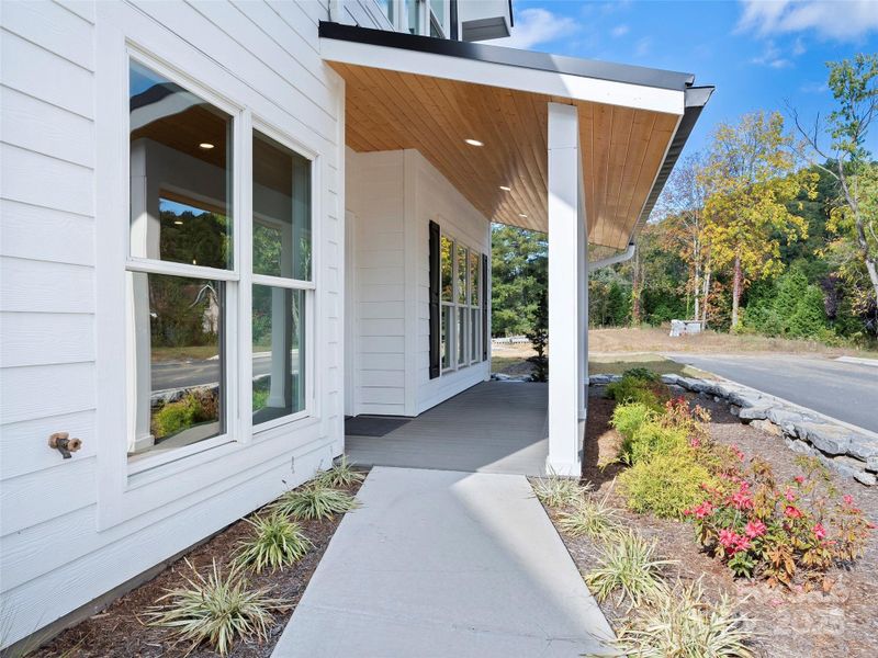 Exterior details and patio area of a home in , Waynesville (Image 3).
