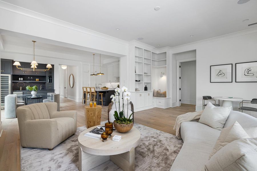 Furnished interior view inside a new home in , Mount Pleasant (Image 18).