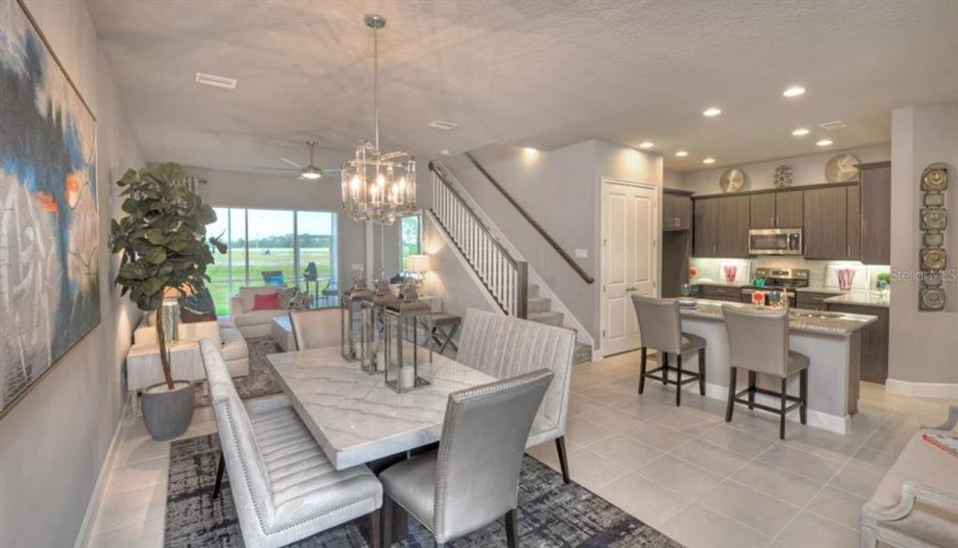 Furnished interior view inside a new home in Westlake Townhomes, Ormond Beach (Image 9).