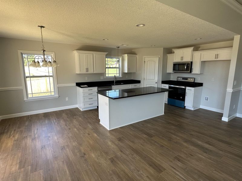 Furnished interior view inside a new home in Peyton Pointe, Inman (Image 5).