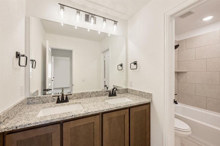 Furnished interior view inside a new home in Bear Creek Classic 60, Lavon (Image 7). Furnished interior view inside a new home in Bear Creek Classic 60, Lavon (Image 7).