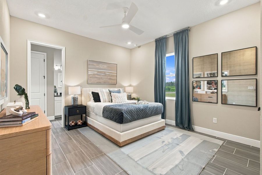Representative furnished interior of a home built from the Joyce by William Ryan Homes in Pinecone Reserve, Brooksville (Image 36). Representative furnished interior of a home built from the Joyce by William Ryan Homes in Pinecone Reserve, Brooksville (Image 36).