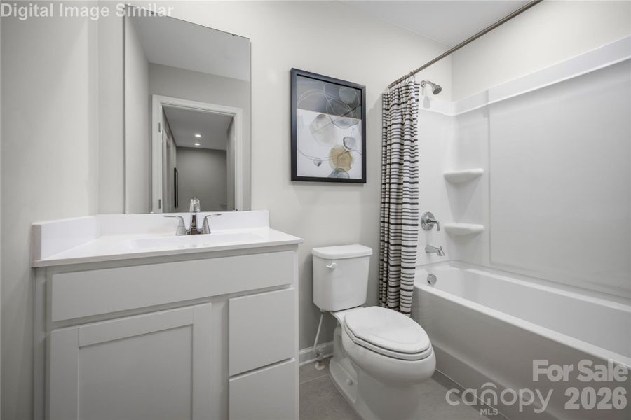 Fresh & Functional! Shared guest bath with stylish finishes—perfect for comfort, convenience, and everyday ease! Fresh & Functional! Shared guest bath with stylish finishes—perfect for comfort, convenience, and everyday ease!