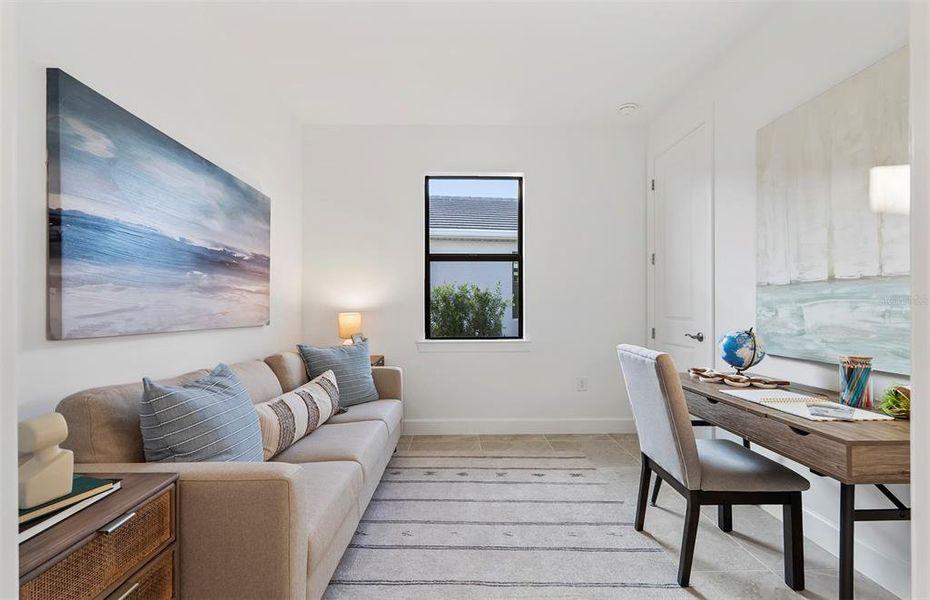 Furnished interior view inside a new home in Del Webb Catalina, Lakewood Ranch (Image 6). Furnished interior view inside a new home in Del Webb Catalina, Lakewood Ranch (Image 6).